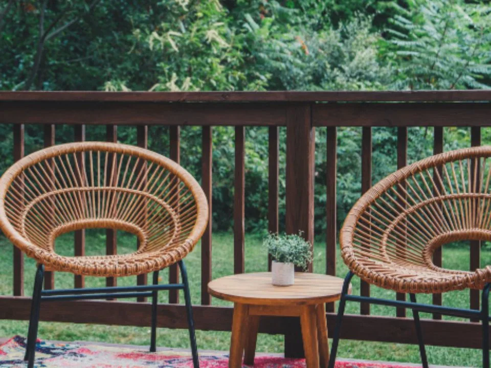 Bali rattan bisztrószett (2 fotel + asztal)