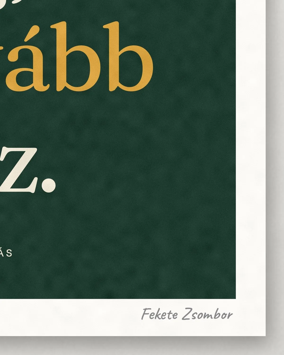 Lassan járj, tovább érsz