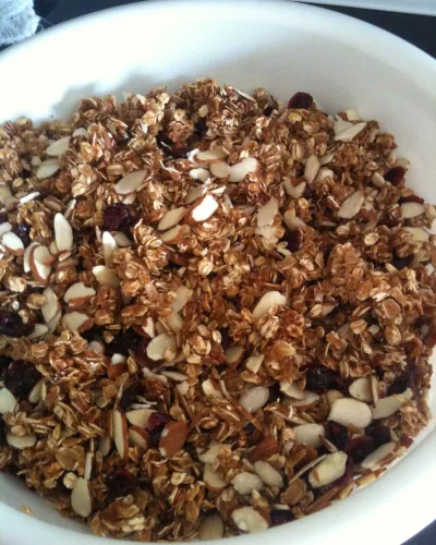 Diós-almás granola, hozzáadott cukor nélkül