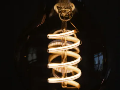 Spirál filament LED gömbizzó G125, 2 db