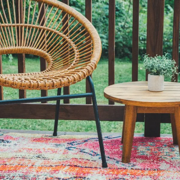 Napkorong rattan kerti fotel