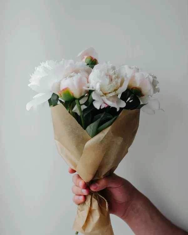 Fehér elegancia csokor