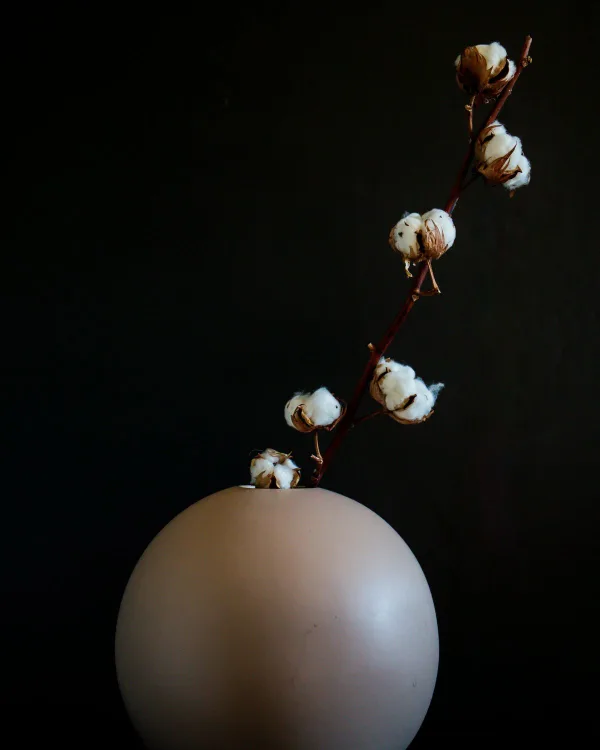 Korong Hold gömbváza, taupe