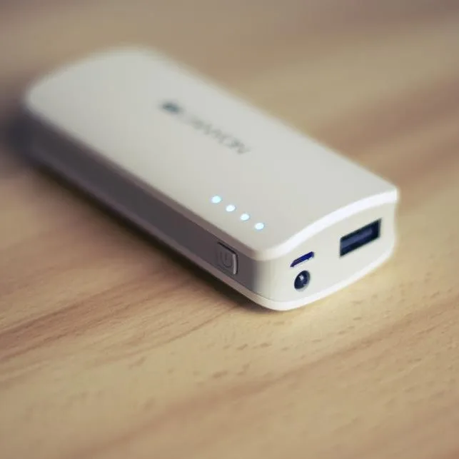 Slim powerbank, 10 000 mAh