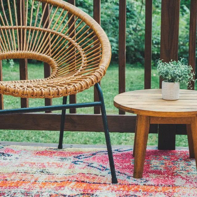Napkorong rattan kerti fotel
