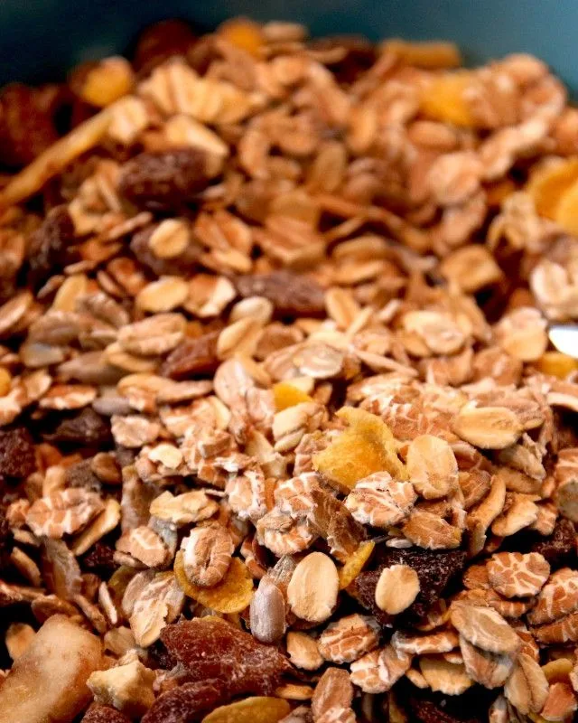 Diós-almás granola, hozzáadott cukor nélkül