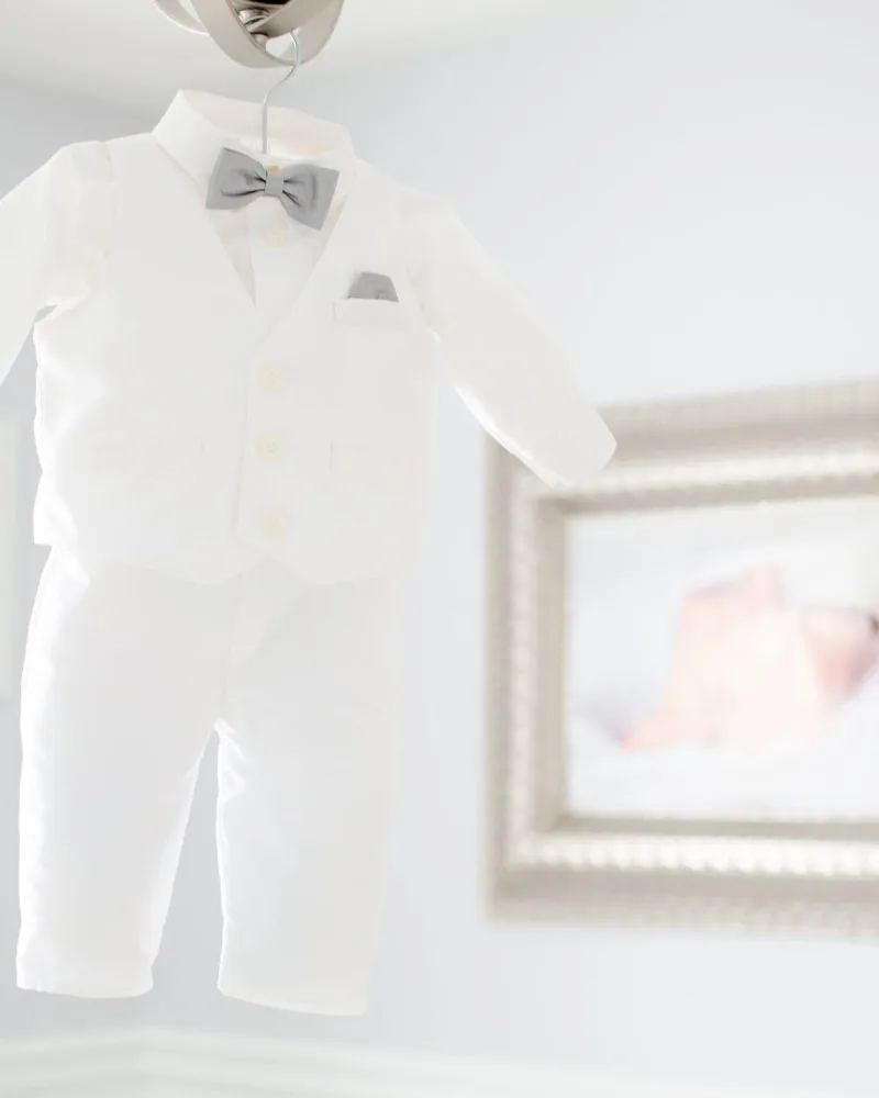 Bimbó Baby ünneplő babaszett csokornyakkendővel
