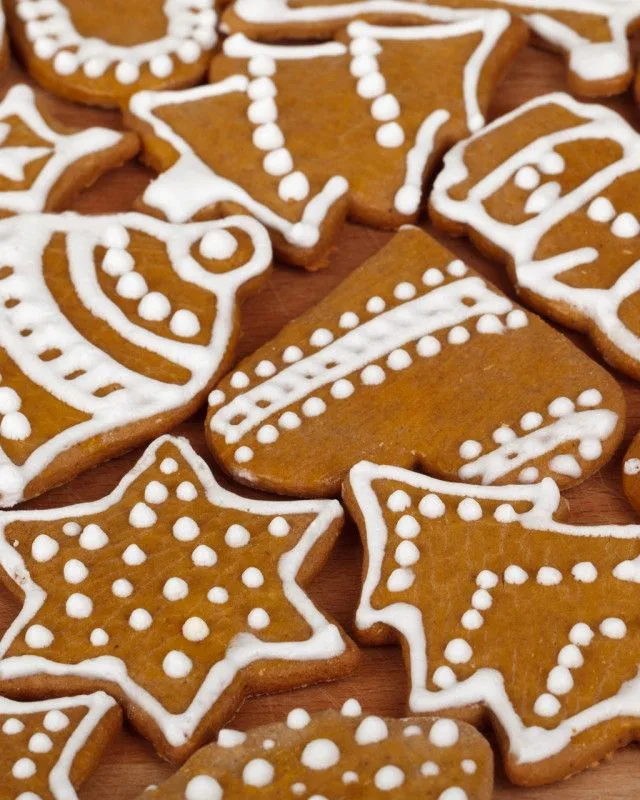 Kézzel díszített mézeskalács (6 db)
