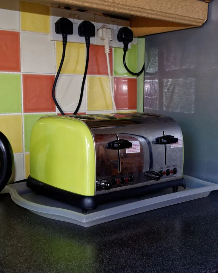 Kovra Retro reggeli szett: vízforraló + kenyérpirító, lime