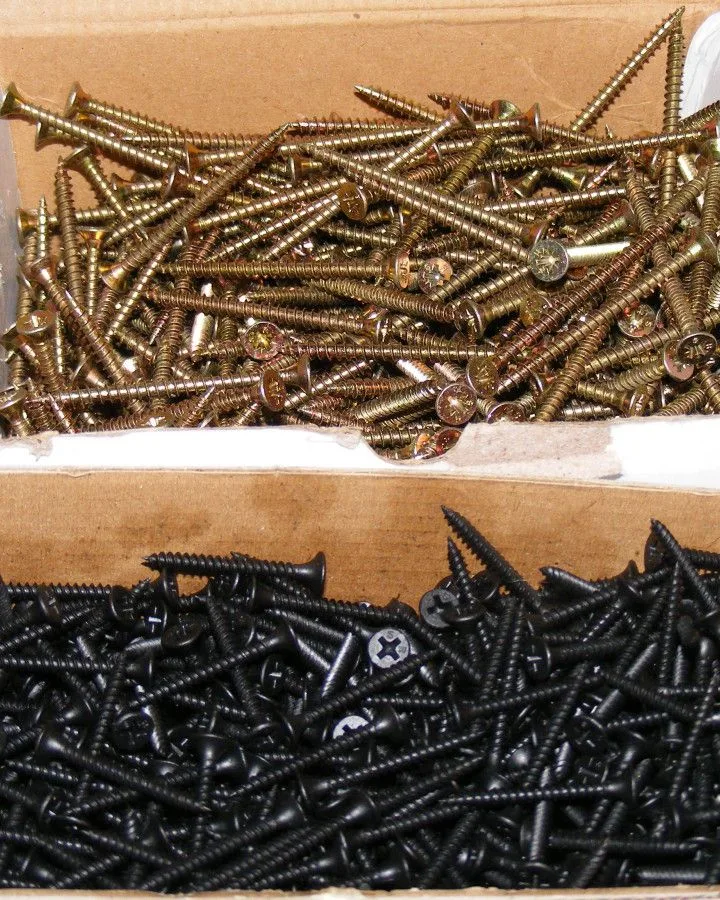 Gipszkartoncsavar 3,5×25 mm, fekete foszfátozott (1000 db)