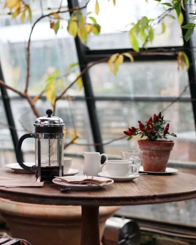 French press 1 l, matt fekete