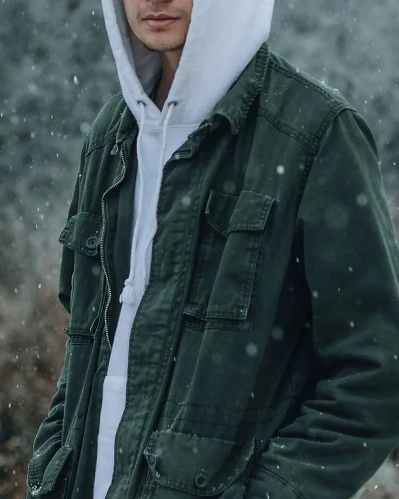Terep field jacket — olíva